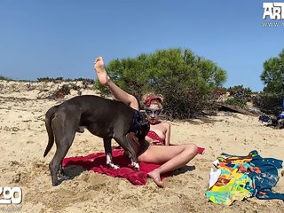 Zoofilia en público xxx