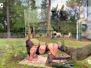 Perro se coje a una chica